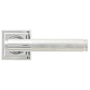 From The Anvil - Brompton Lever on Rose Set (Square) - Unsprung - Polished Chrome - 50000 - Choice Handles