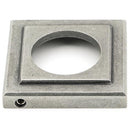 From The Anvil - Brompton Lever on Rose Set (Square) - Unsprung - Pewter Patina - 50016 - Choice Handles
