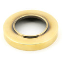 From The Anvil - Newbury Lever on Rose Set (Plain) - Unsprung - Aged Brass - 50017 - Choice Handles