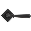 From The Anvil - Newbury Lever on Rose Set (Square) - Unsprung - Aged Bronze - 50032 - Choice Handles