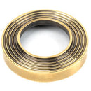 From The Anvil - Hammered Newbury Lever on Rose Set (Beehive) - Unsprung - Aged Brass - 50039 - Choice Handles