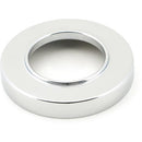 From The Anvil - Hammered Newbury Lever on Rose Set (Plain) - Unsprung - Polished Chrome - 50041 - Choice Handles