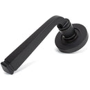 From The Anvil - Avon Round Lever on Rose Set (Plain) - Unsprung - Aged Bronze - 50057 - Choice Handles