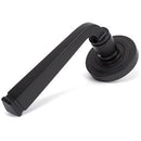 From The Anvil - Avon Round Lever on Rose Set (Art Deco) - Unsprung - Aged Bronze - 50058 - Choice Handles