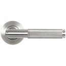 From The Anvil - Brompton Lever on Rose Set (Plain) - Unsprung - Satin Marine SS (316) - 50065 - Choice Handles