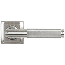 From The Anvil - Brompton Lever on Rose Set (Square) - Unsprung - Satin Marine SS (316) - 50068 - Choice Handles