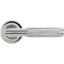 From The Anvil - Brompton Lever on Rose Set (Plain) - Unsprung - Polished Marine SS (316) - 50069 - Choice Handles