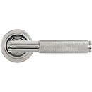 From The Anvil - Brompton Lever on Rose Set (Art Deco) - Unsprung - Polished Marine SS (316) - 50070 - Choice Handles