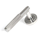 From The Anvil - Brompton Lever on Rose Set (Art Deco) - Unsprung - Polished Marine SS (316) - 50070 - Choice Handles
