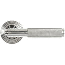 From The Anvil - Brompton Lever on Rose Set (Beehive) - Unsprung - Polished Marine SS (316) - 50071 - Choice Handles