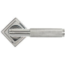 From The Anvil - Brompton Lever on Rose Set (Square) - Unsprung - Polished Marine SS (316) - 50072 - Choice Handles