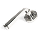 From The Anvil - Avon Round Lever on Rose Set (Beehive) - Unsprung - Polished Marine SS (316) - 50079 - Choice Handles