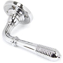 From The Anvil - Reeded Lever on Rose Set - Unsprung - Polished Chrome - 50088 - Choice Handles