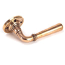 From The Anvil - Newbury Lever on Rose Set - Unsprung - Polished Bronze - 50095 - Choice Handles