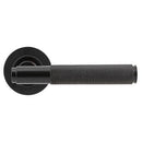 From The Anvil - Brompton Lever on Rose Set (Plain) - Unsprung - Aged Bronze - 50099 - Choice Handles