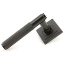 From The Anvil - Brompton Lever on Rose Set (Square) - Unsprung - Aged Bronze - 50102 - Choice Handles
