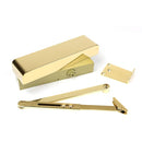 From The Anvil - Size 2-5 Door Closer & Cover - Polished Brass - 50108 - Choice Handles