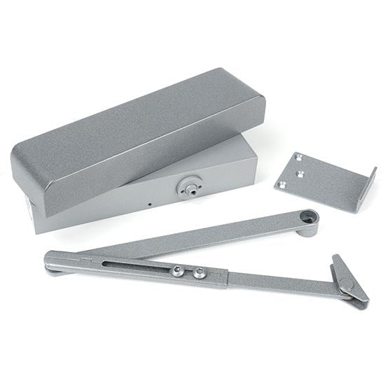 From The Anvil - Size 2-5 Door Closer & Cover - Pewter Patina - 50109 - Choice Handles