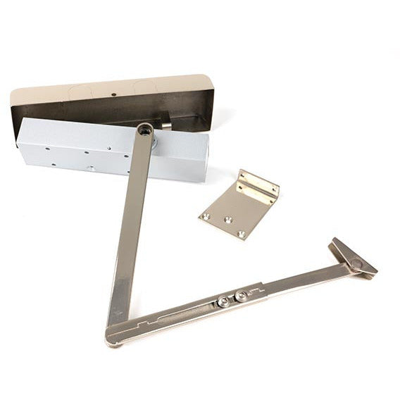 From The Anvil - Size 2-5 Door Closer & Cover - Polished Nickel - 50111 - Choice Handles