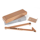 From The Anvil - Size 2-5 Door Closer & Cover - Polished Bronze - 50112 - Choice Handles