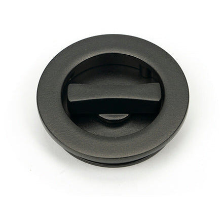 From The Anvil - 60mm Plain Round Pull - Privacy Set - Aged Bronze - 50130 - Choice Handles