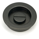 From The Anvil - 60mm Plain Round Pull - Privacy Set - Aged Bronze - 50130 - Choice Handles