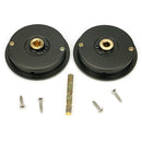 From The Anvil - 60mm Plain Round Pull - Privacy Set - Aged Bronze - 50130 - Choice Handles