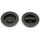 From The Anvil - 60mm Plain Round Pull - Privacy Set - Aged Bronze - 50130 - Choice Handles