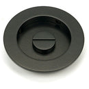 From The Anvil - 75mm Plain Round Pull - Privacy Set - Aged Bronze - 50131 - Choice Handles