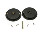 From The Anvil - 75mm Plain Round Pull - Privacy Set - Aged Bronze - 50131 - Choice Handles