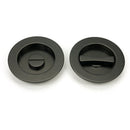 From The Anvil - 75mm Plain Round Pull - Privacy Set - Aged Bronze - 50131 - Choice Handles