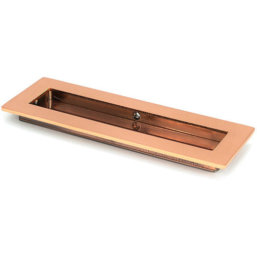 From The Anvil - 175mm Plain Rectangular Pull - Polished Bronze - 50136 - Choice Handles