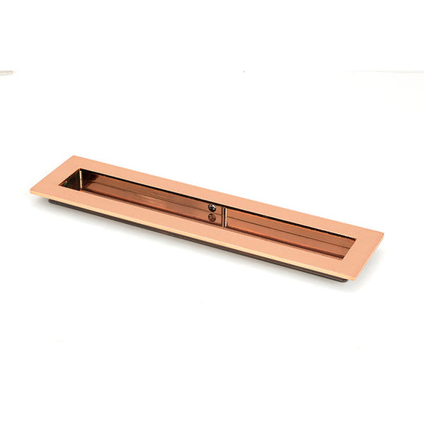 From The Anvil - 250mm Plain Rectangular Pull - Polished Bronze - 50137 - Choice Handles