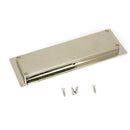 From The Anvil - 175mm Art Deco Rectangular Pull - Polished Nickel - 50152 - Choice Handles