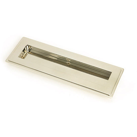 From The Anvil - 175mm Art Deco Rectangular Pull - Polished Nickel - 50152 - Choice Handles