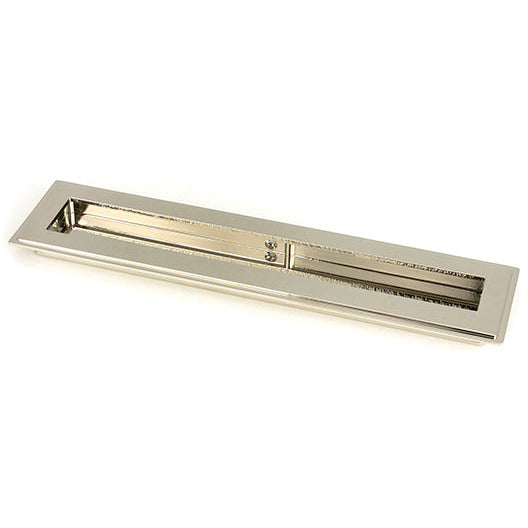From The Anvil - 250mm Art Deco Rectangular Pull - Polished Nickel - 50153 - Choice Handles