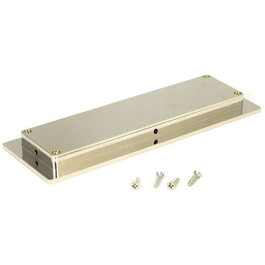 From The Anvil - 175mm Plain Rectangular Pull - Polished Nickel - 50154 - Choice Handles