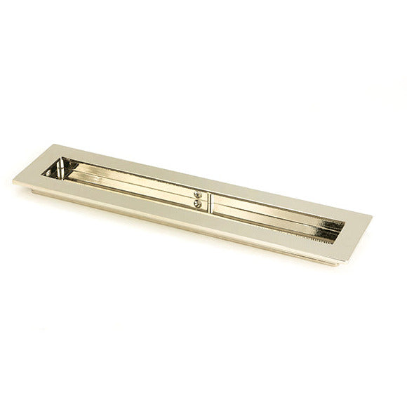 From The Anvil - 250mm Plain Rectangular Pull - Polished Nickel - 50155 - Choice Handles