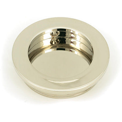 From The Anvil - 60mm Plain Round Pull - Polished Nickel - 50162 - Choice Handles