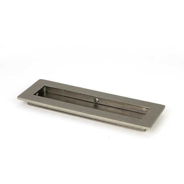 From The Anvil - 175mm Plain Rectangular Pull - Pewter Patina - 50172 - Choice Handles