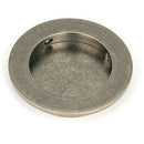 From The Anvil - 75mm Plain Round Pull - Pewter Patina - 50181 - Choice Handles