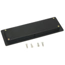 From The Anvil - 175mm Art Deco Rectangular Pull - Matt Black - 50206 - Choice Handles