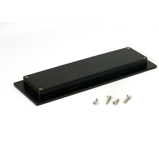 From The Anvil - 175mm Plain Rectangular Pull - Matt Black - 50208 - Choice Handles