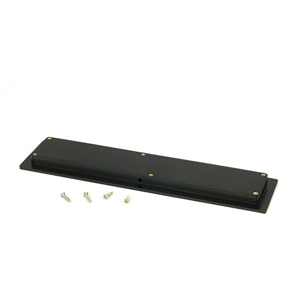 From The Anvil - 250mm Plain Rectangular Pull - Matt Black - 50209 - Choice Handles