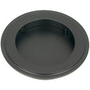 From The Anvil - 75mm Art Deco Round Pull - Matt Black - 50215 - Choice Handles