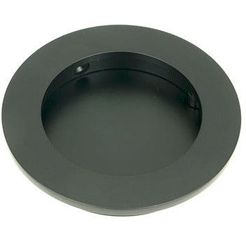 From The Anvil - 75mm Plain Round Pull - Matt Black - 50217 - Choice Handles