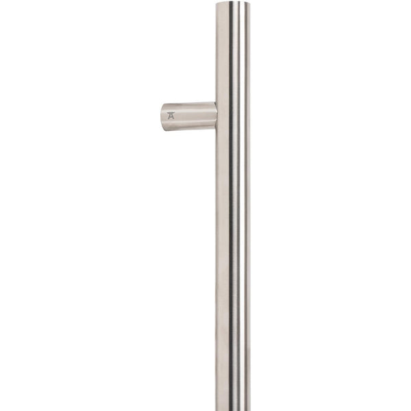From The Anvil - 1.2m T Bar Handle Bolt Fix 32mm Diameter- Satin Marine SS (316) - 50231 - Choice Handles