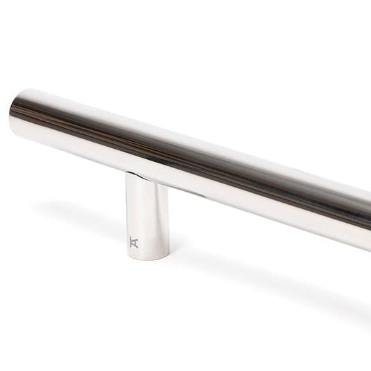 From The Anvil - 0.6m T Bar Handle Secret Fix 32mm Diameter - Polished Marine SS (316) - 50239 - Choice Handles