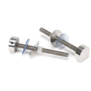 From The Anvil - 1.2m T Bar Handle Bolt Fix 32mm Diameter - Polished Marine SS (316) - 50246 - Choice Handles