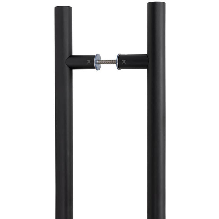 From The Anvil - 0.6m T Bar Handle B2B Fix 32mm Diameter - Matt Black - 50256 - Choice Handles